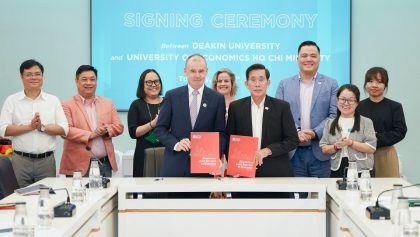 Đại học Kinh tế TP. Hồ Chí Minh ký kết hợp tác cùng Đại học Deakin, Úc