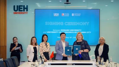 Đại học Kinh tế TP. Hồ Chí Minh ký kết hợp tác cùng Đại học Monash, thuộc nhóm Go8 của Australia