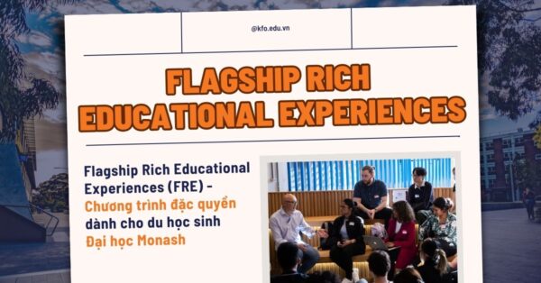Flagship Rich Educational Experiences (FRE) – Chương trình đặc quyền dành cho sinh viên Đại học Monash