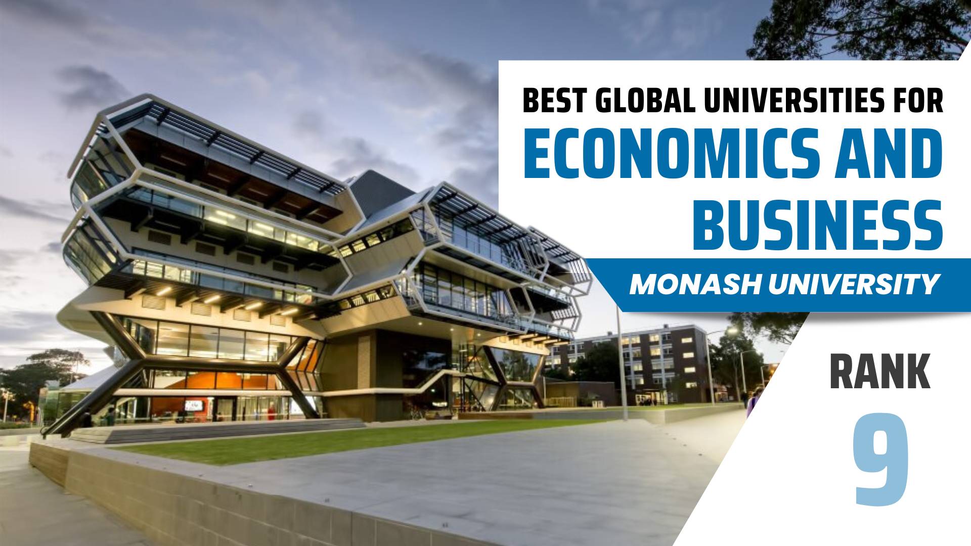 Đại học Monash - Top 9 Đại học về Kinh tế và Kinh Doanh