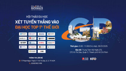 Hội thảo du học 2025 tại TP. HCM: Xét tuyển thẳng vào Đại học top 1% thế giới